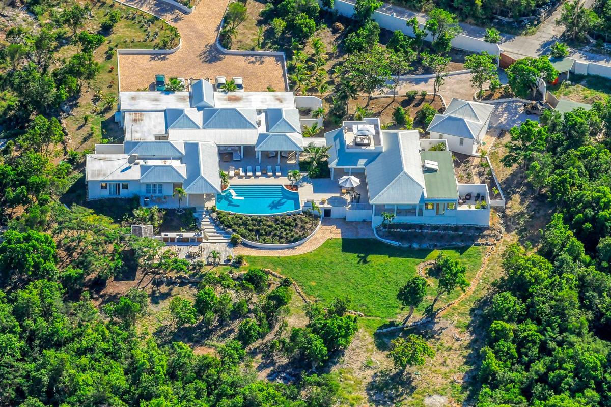 Villa Rental St Martin - Aerial view